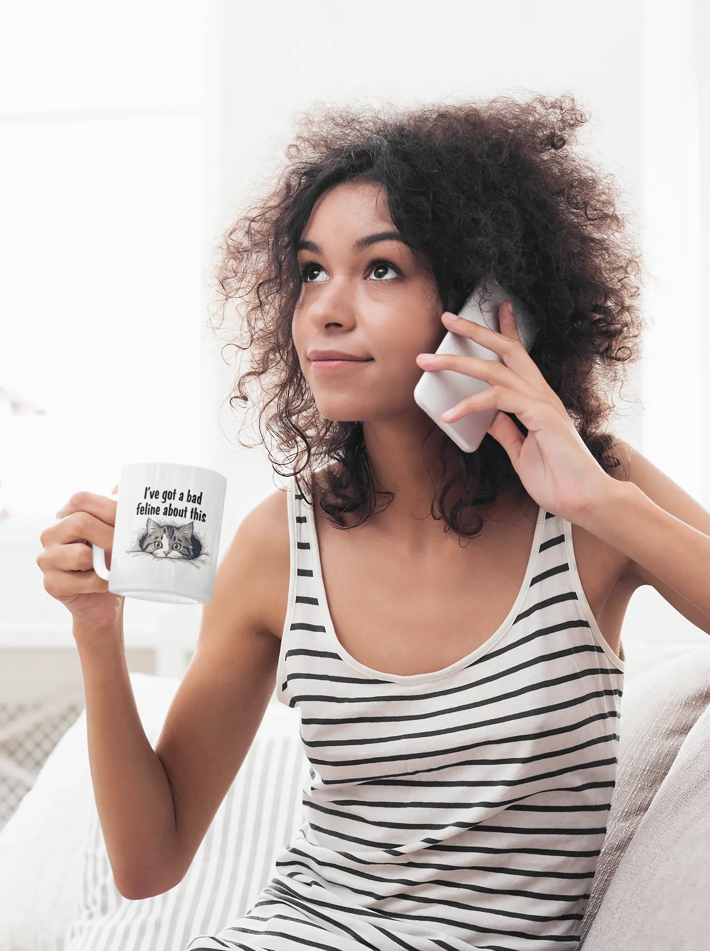 I've "Got a Bad Feline About This Ceramic Mug  (11oz, 15oz) -  Thirstique